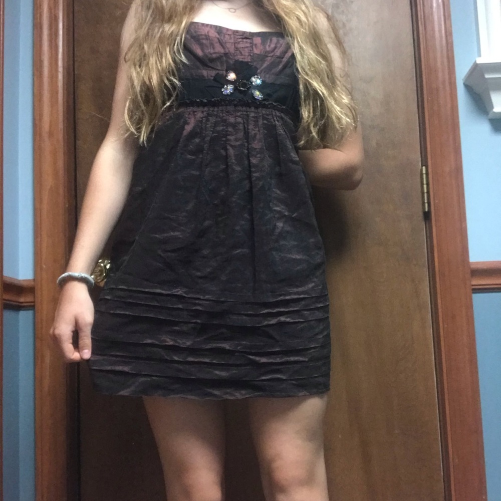 Burgundy fancy dress